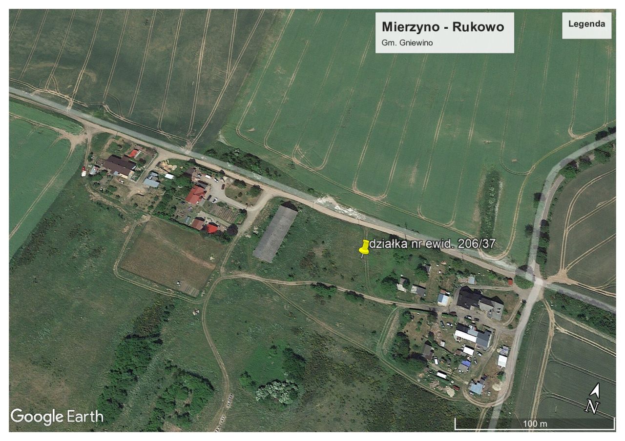 Działka budowlana Mierzyno Rukowo, Polna. Zdjęcie 2
