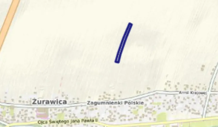 Działka rolna Żurawica Zagumnienki Polskie, ul. Armii Krajowej