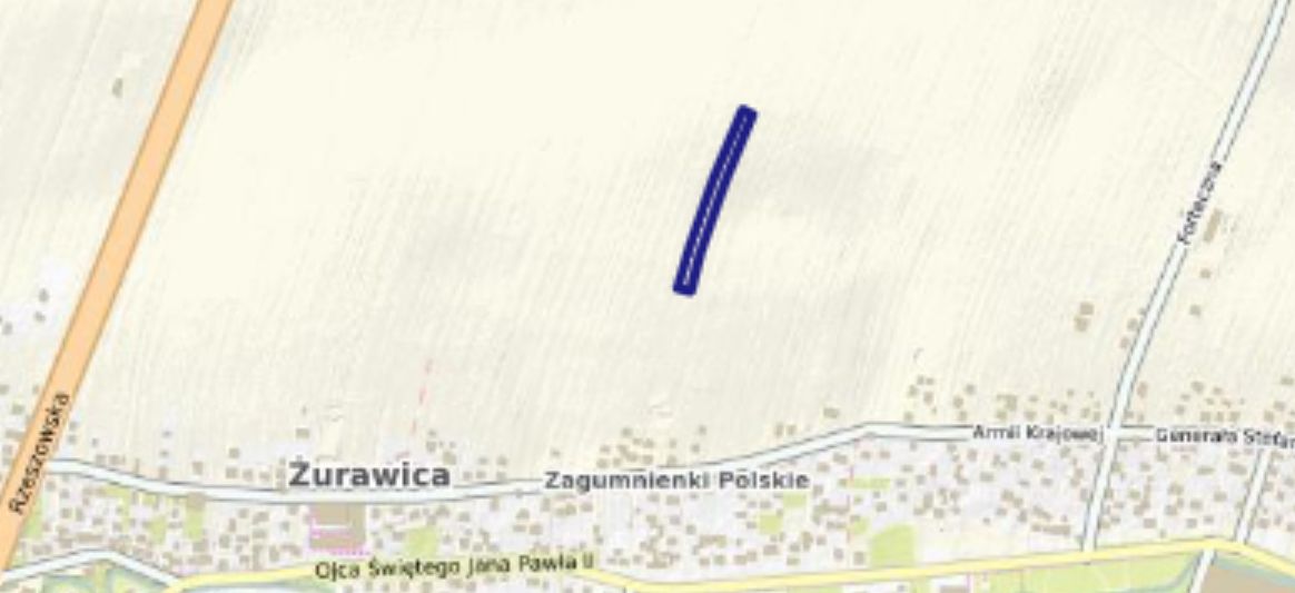 Działka rolna Żurawica Zagumnienki Polskie, ul. Armii Krajowej