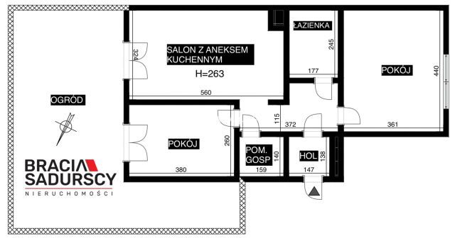 Mieszkanie 3-pokojowe Kraków Podgórze Duchackie, ul. Michała Ossowskiego. Zdjęcie 20