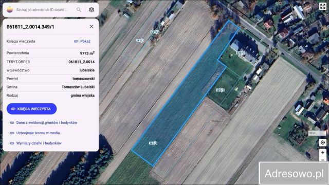 Działka rolna Pasieki. Zdjęcie 1