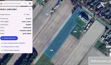 Działka rolna Pasieki