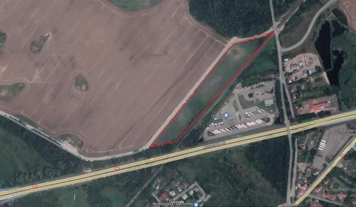 Działka inwestycyjna Kołbaskowo