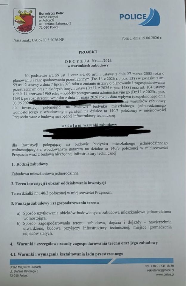 Działka budowlana Przęsocin, ul. Szczecińska. Zdjęcie 4