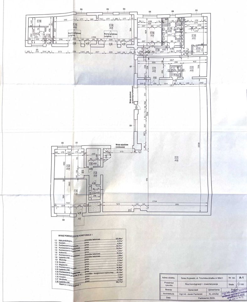 Hala/magazyn Solec Kujawski. Zdjęcie 5