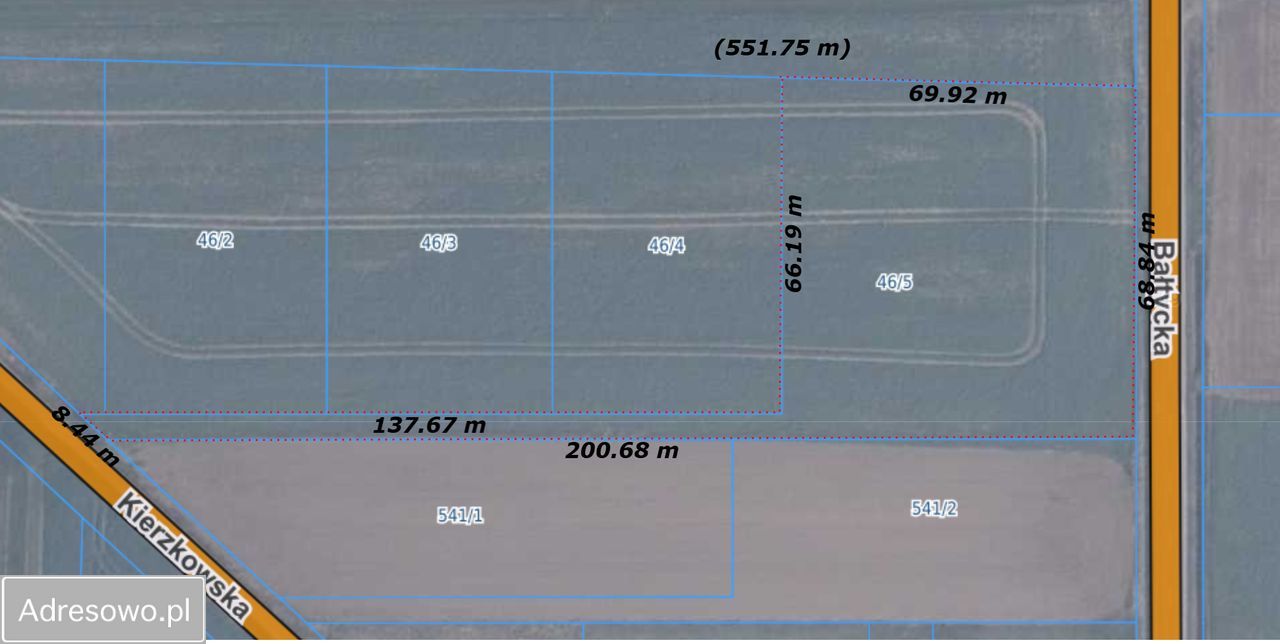 Działka rolno-budowlana Choczewo, ul. Bałtycka. Zdjęcie 5
