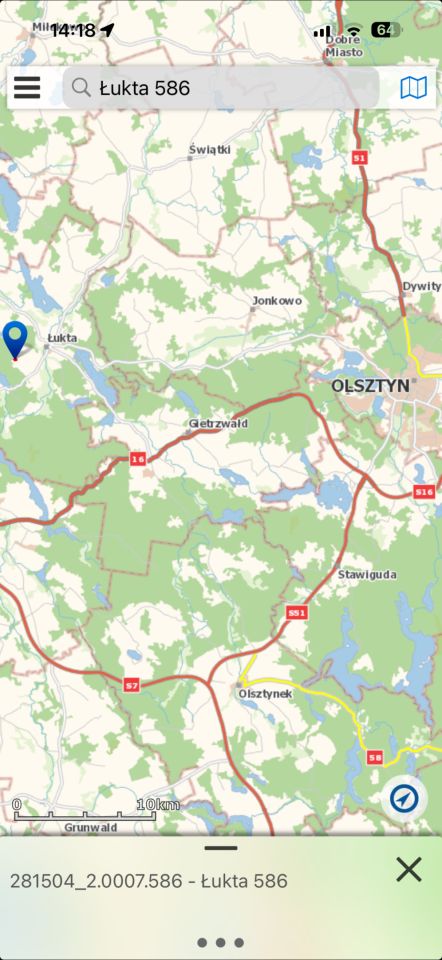 Działka budowlana Łukta, Łukta. Zdjęcie 15