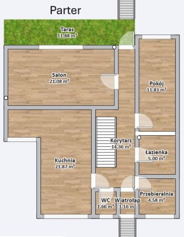 dom szeregowy, 6 pokoi Brzeg Centrum, ul. Króla Jana III. Zdjęcie 16