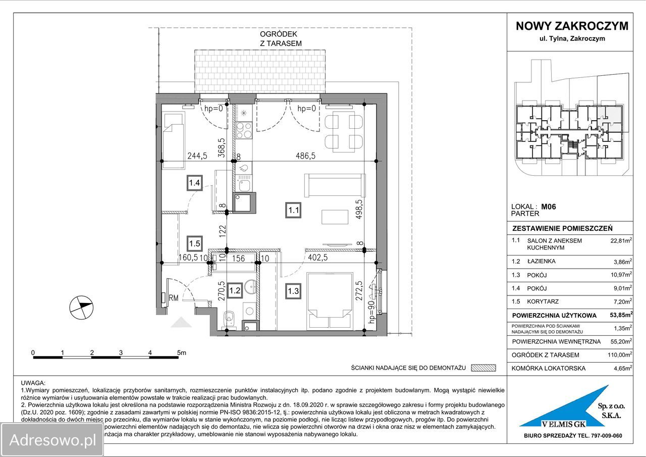 Mieszkanie 3-pokojowe Zakroczym, ul. Tylna. Zdjęcie 20