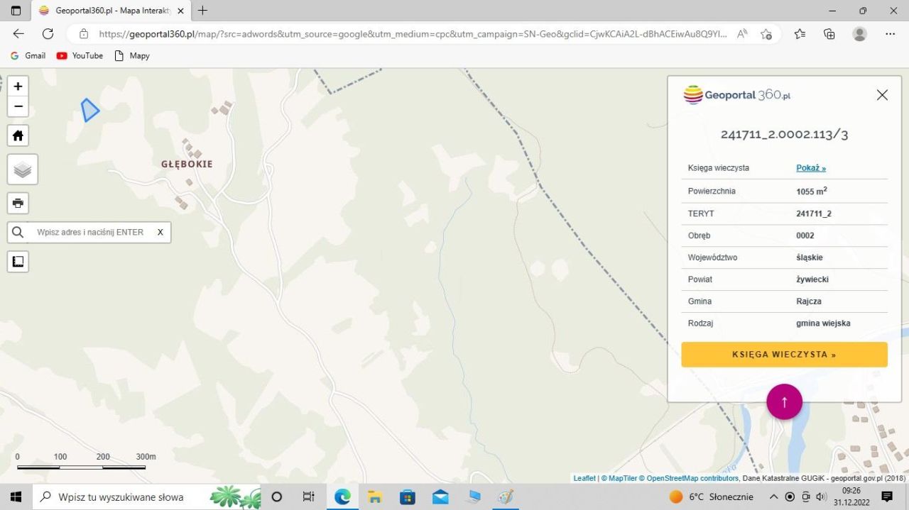 Działka leśna Rycerka Dolna Głębokie. Zdjęcie 3