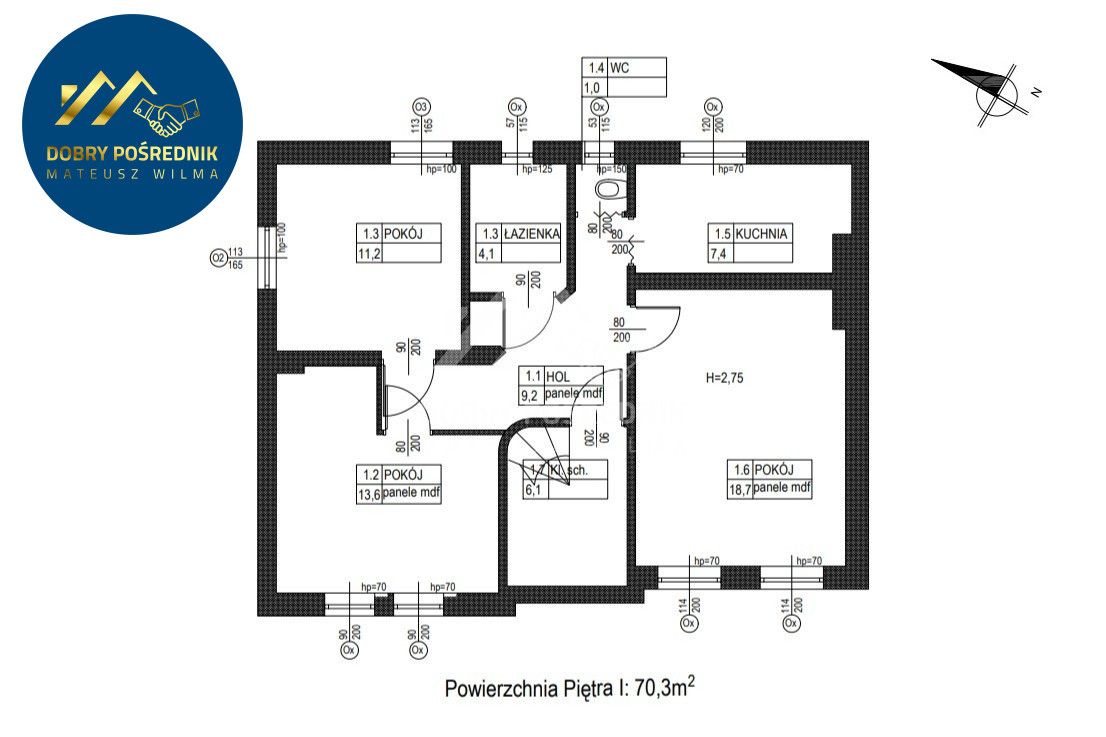 dom wolnostojący, 6 pokoi Gdańsk Wrzeszcz. Zdjęcie 6