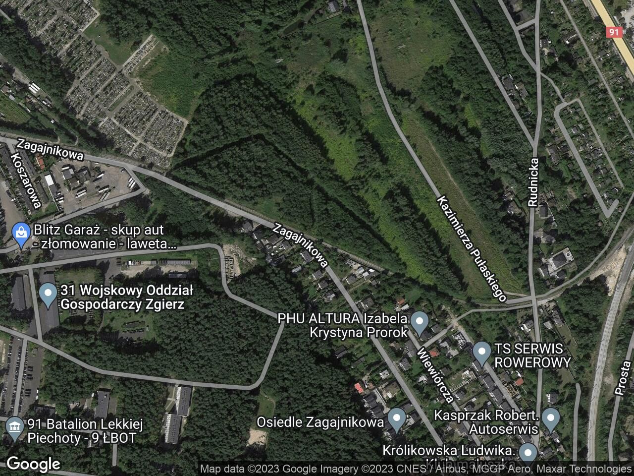 Działka budowlana Zgierz Chełmy, ul. Zagajnikowa