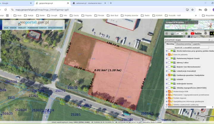 Działka inwestycyjna Stare Gulczewo, ul. Kolejkowa