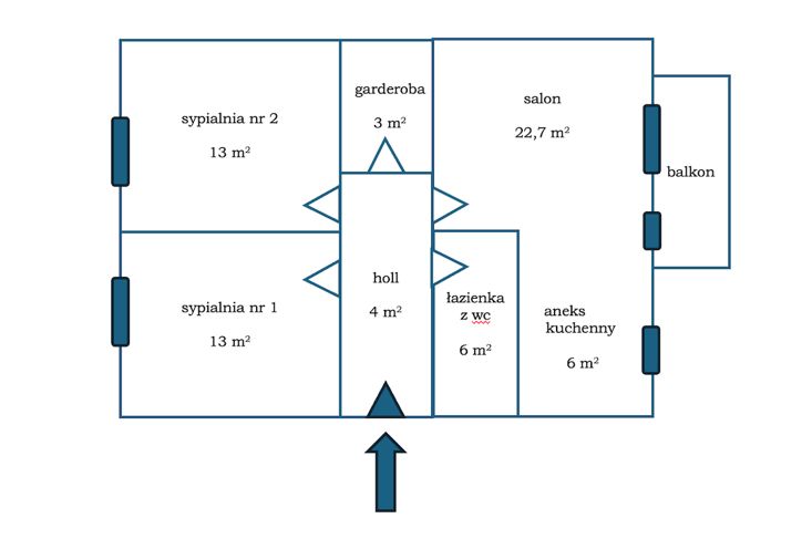 Mieszkanie 3-pokojowe Warszawa Grodzisk, ul. Skarbka z Gór. Zdjęcie 17
