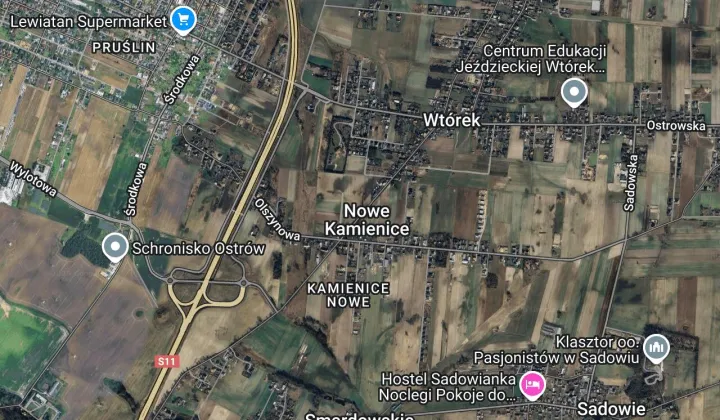 Działka budowlana Nowe Kamienice