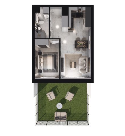 Mieszkanie 2-pokojowe Poznań Grunwald, ul. Ptasia. Zdjęcie 8