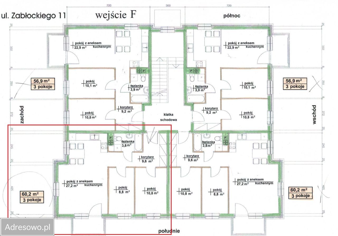 Mieszkanie 3-pokojowe Gniezno Ustronie, ul. ks. mjr. Mateusza Zabłockiego. Zdjęcie 6
