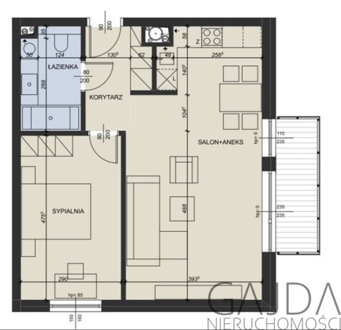 Mieszkanie 2-pokojowe Poznań Marcelin. Zdjęcie 10