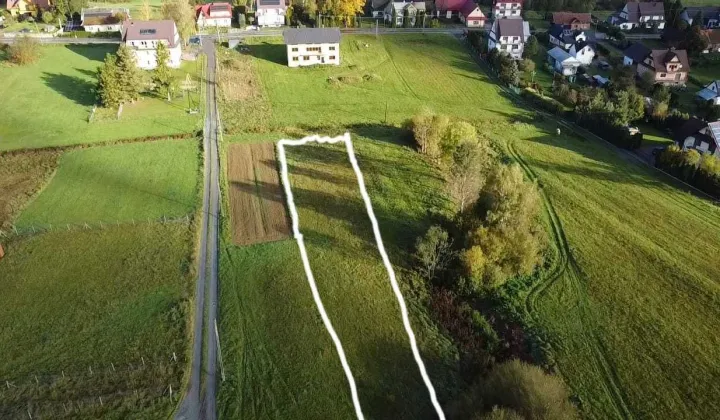 Działka budowlana Skawa