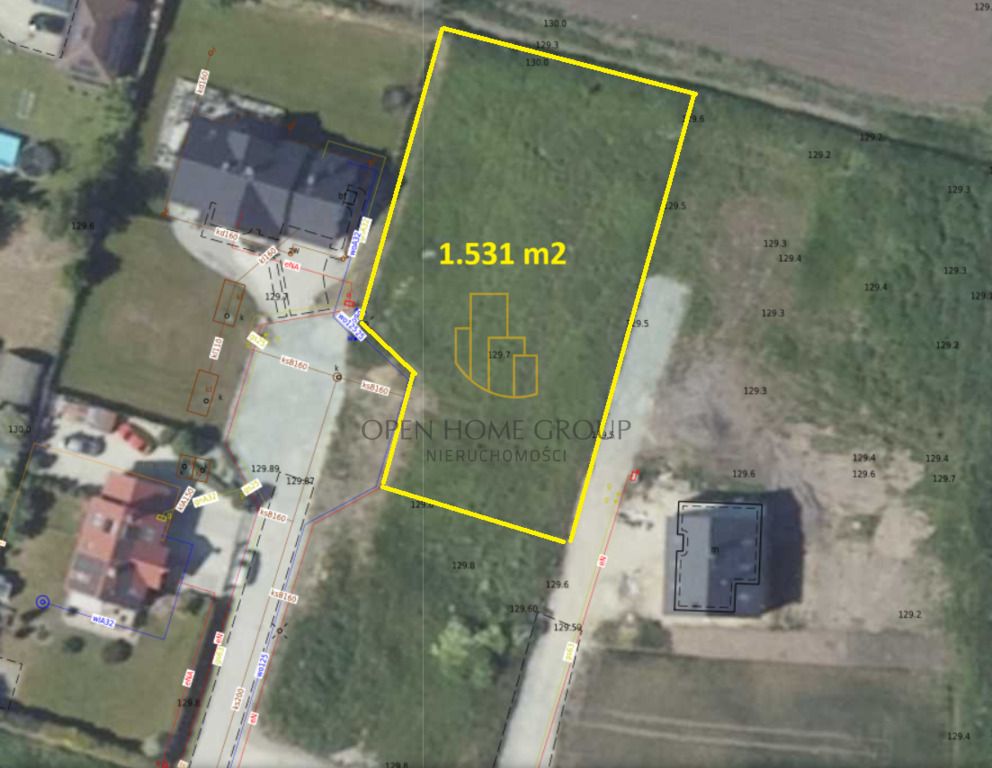 Działka budowlana Żórawina. Zdjęcie 4