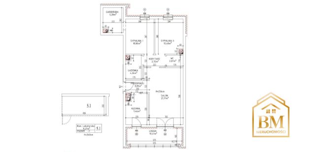 Mieszkanie 3-pokojowe Lublin Helenów, ul. Nałęczowska. Zdjęcie 14