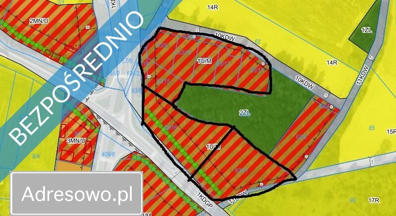 Działka inwestycyjna Wilczków. Zdjęcie 3