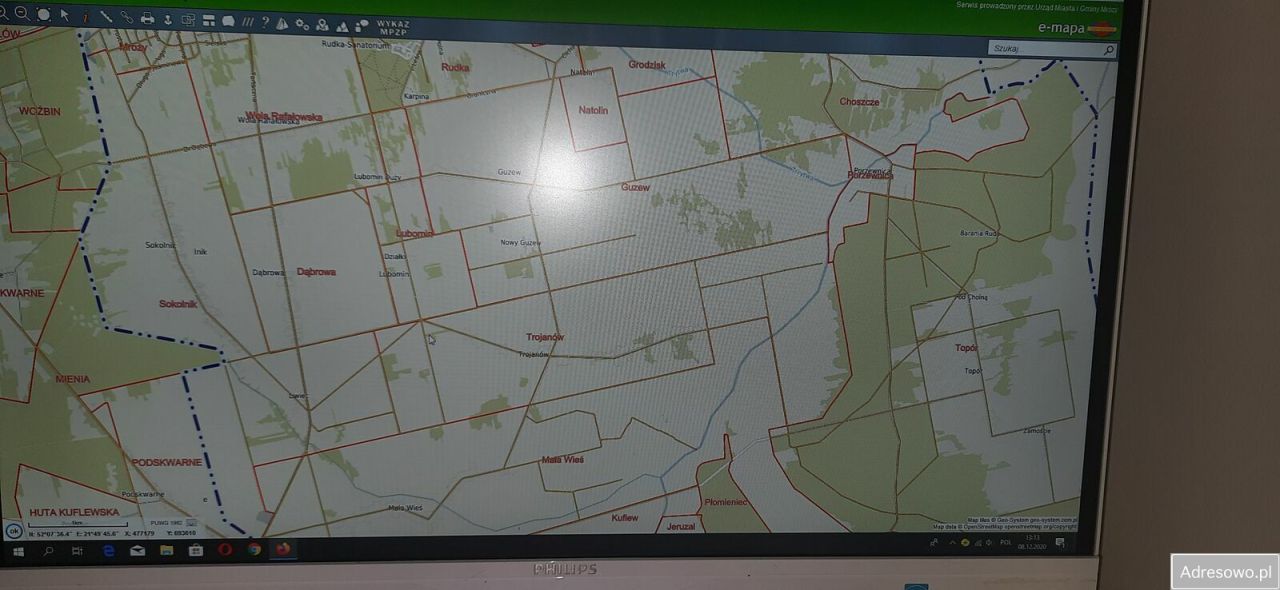 Działka siedliskowa Guzew Nowy Guzew. Zdjęcie 2