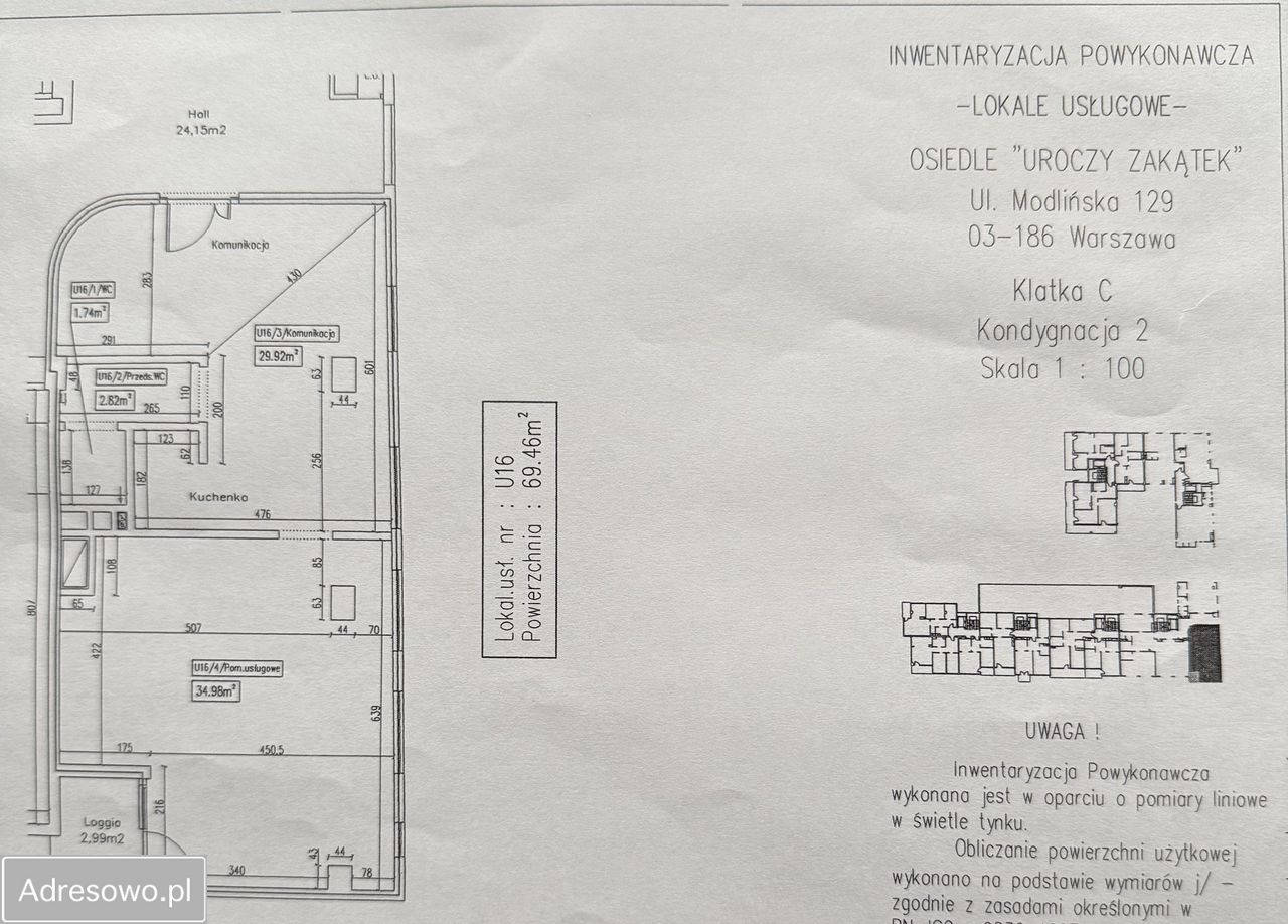 Lokal Warszawa Białołęka, ul. Modlińska. Zdjęcie 2