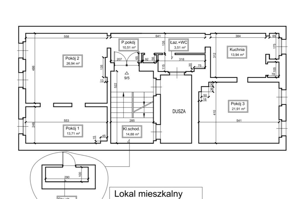 Mieszkanie 3-pokojowe Zabrze, ul. Bytomska. Zdjęcie 1