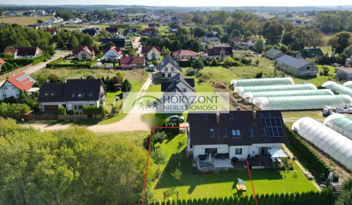 bliźniak, 5 pokoi Pępowo