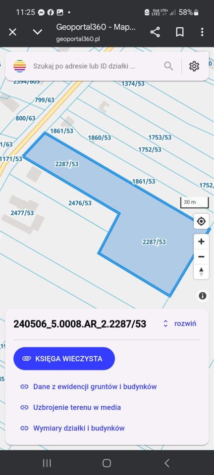 Działka budowlana Trachy, ul. Raciborska