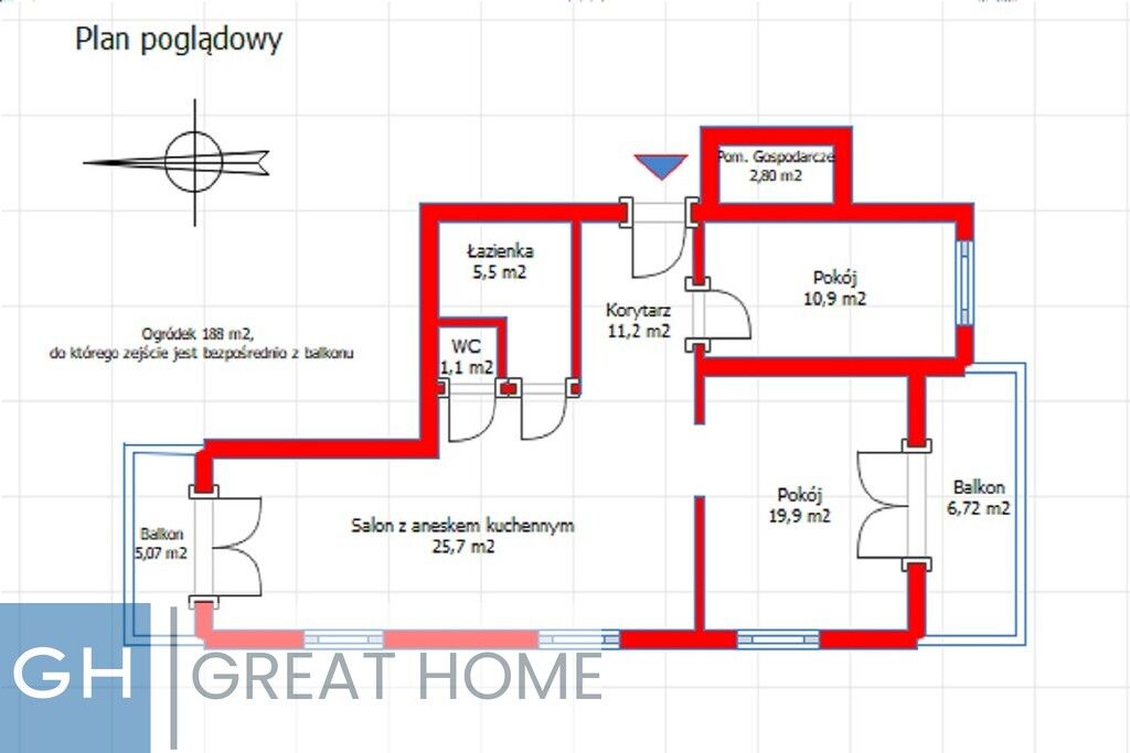 Mieszkanie 3-pokojowe Marki, ul. Legionowa. Zdjęcie 22