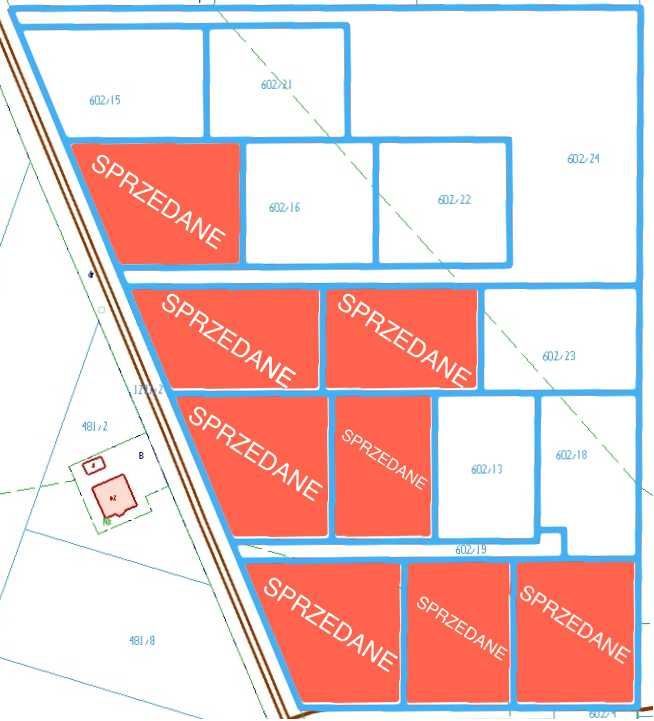 Działka budowlana Płoskie. Zdjęcie 3