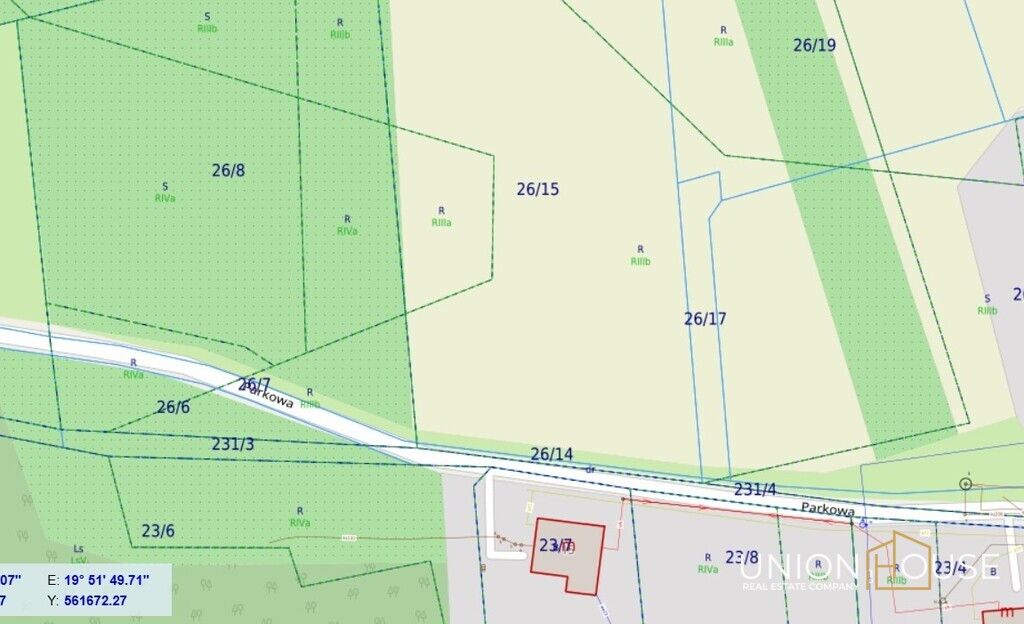 Działka rolna Grębynice, ul. Parkowa. Zdjęcie 12