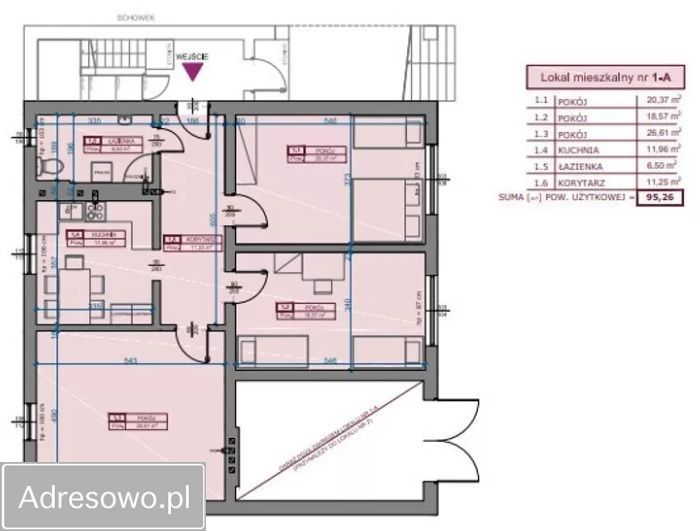 Mieszkanie 8-pokojowe Warszawa Targówek