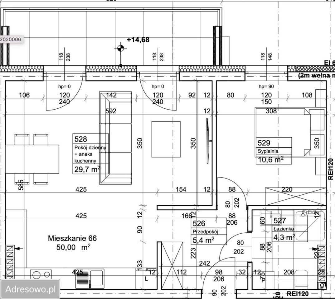 Mieszkanie 2-pokojowe Kalisz Korczak, ul. Podmiejska. Zdjęcie 18