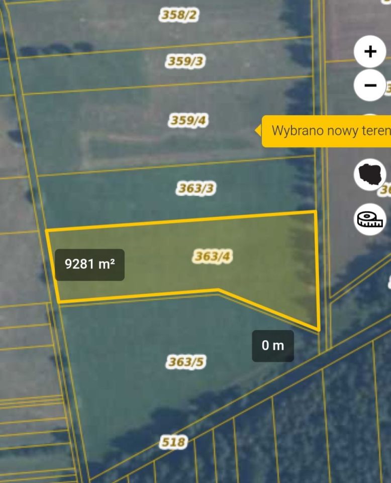 Działka rolna Wygnanka Anielki. Zdjęcie 3