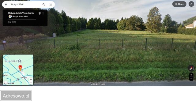 Działka rolno-budowlana Motycz. Zdjęcie 1
