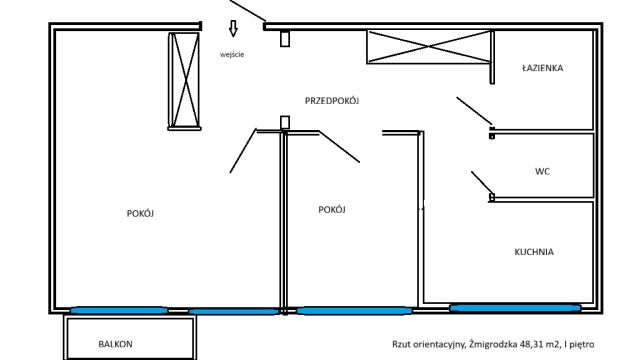 Mieszkanie 2-pokojowe Wrocław Psie Pole, ul. Żmigrodzka. Zdjęcie 11