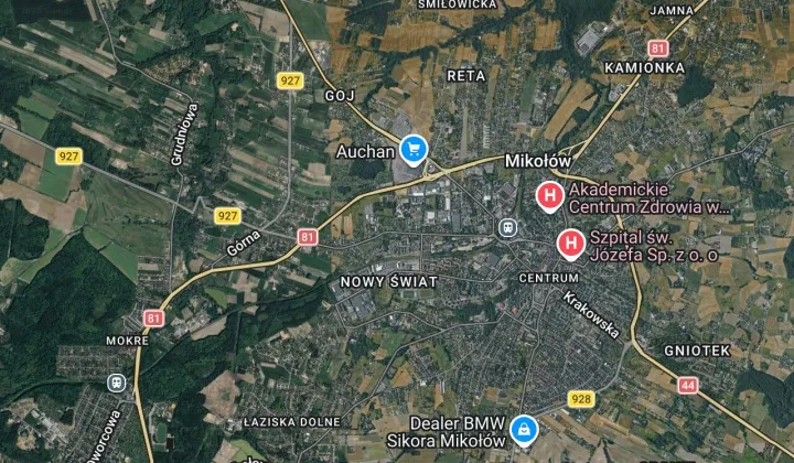 Działka inwestycyjna Mikołów, ul. Rybnicka