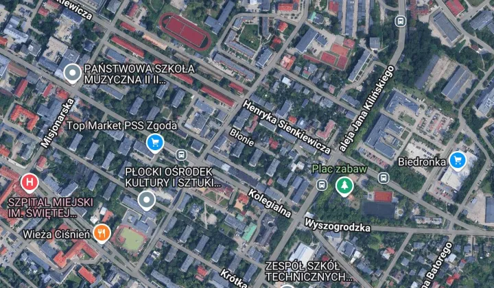 Mieszkanie 1-pokojowe Płock Stare Miasto, Gradowskiego
