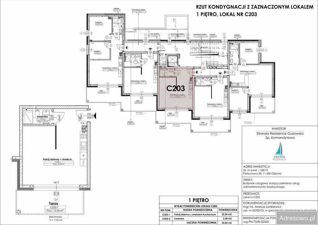 Mieszkanie 1-pokojowe Giżycko. Zdjęcie 8