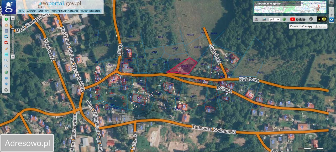 Działka budowlana Walim, ul. Kwiatowa. Zdjęcie 1