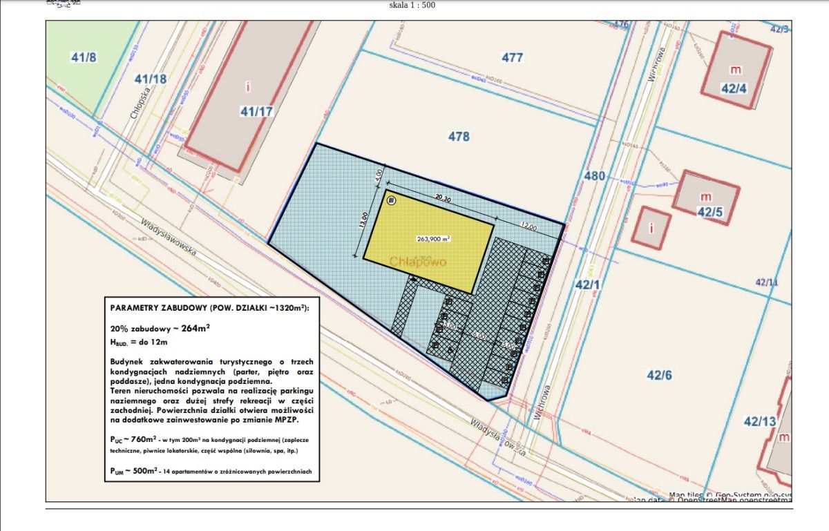 Działka budowlana Chłapowo, ul. Władysławowska. Zdjęcie 3
