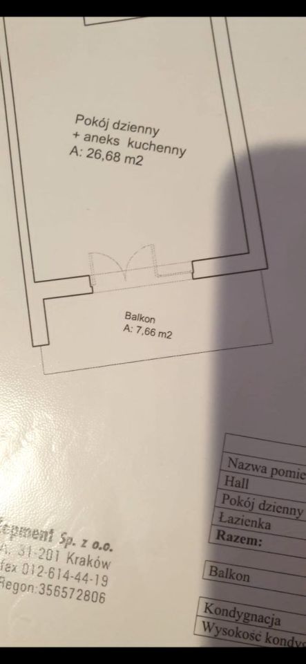 Mieszkanie 1-pokojowe Kraków Ruczaj, ul. Obozowa. Zdjęcie 15