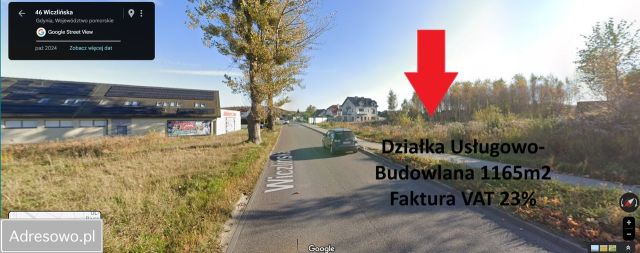 Działka budowlana Gdynia Chwarzno-Wiczlino, ul. Wiczlińska. Zdjęcie 1