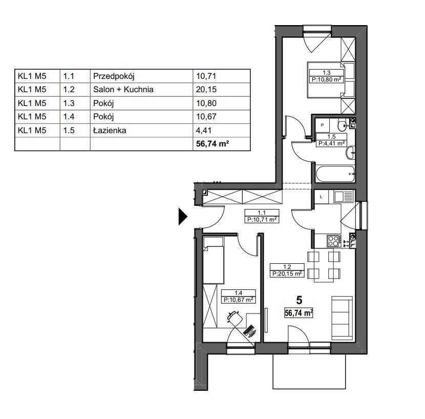 Mieszkanie 3-pokojowe Oleśnica, ul. Wileńska. Zdjęcie 8