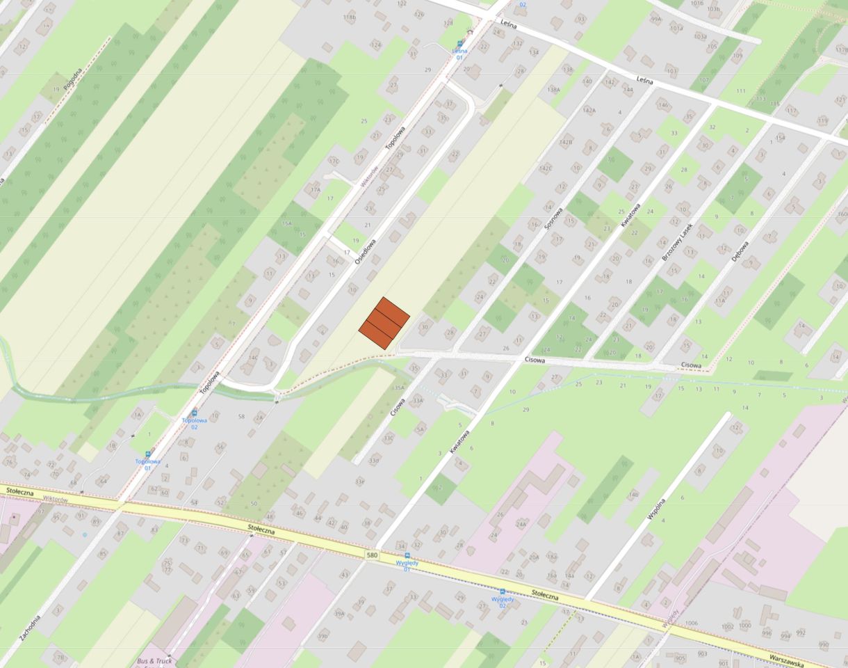 Działka budowlana Wyględy, ul. Cisowa. Zdjęcie 8