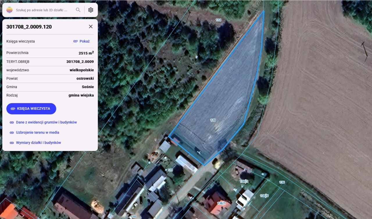 Działka budowlana Konradów. Zdjęcie 4