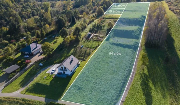 Działka budowlana Huzele